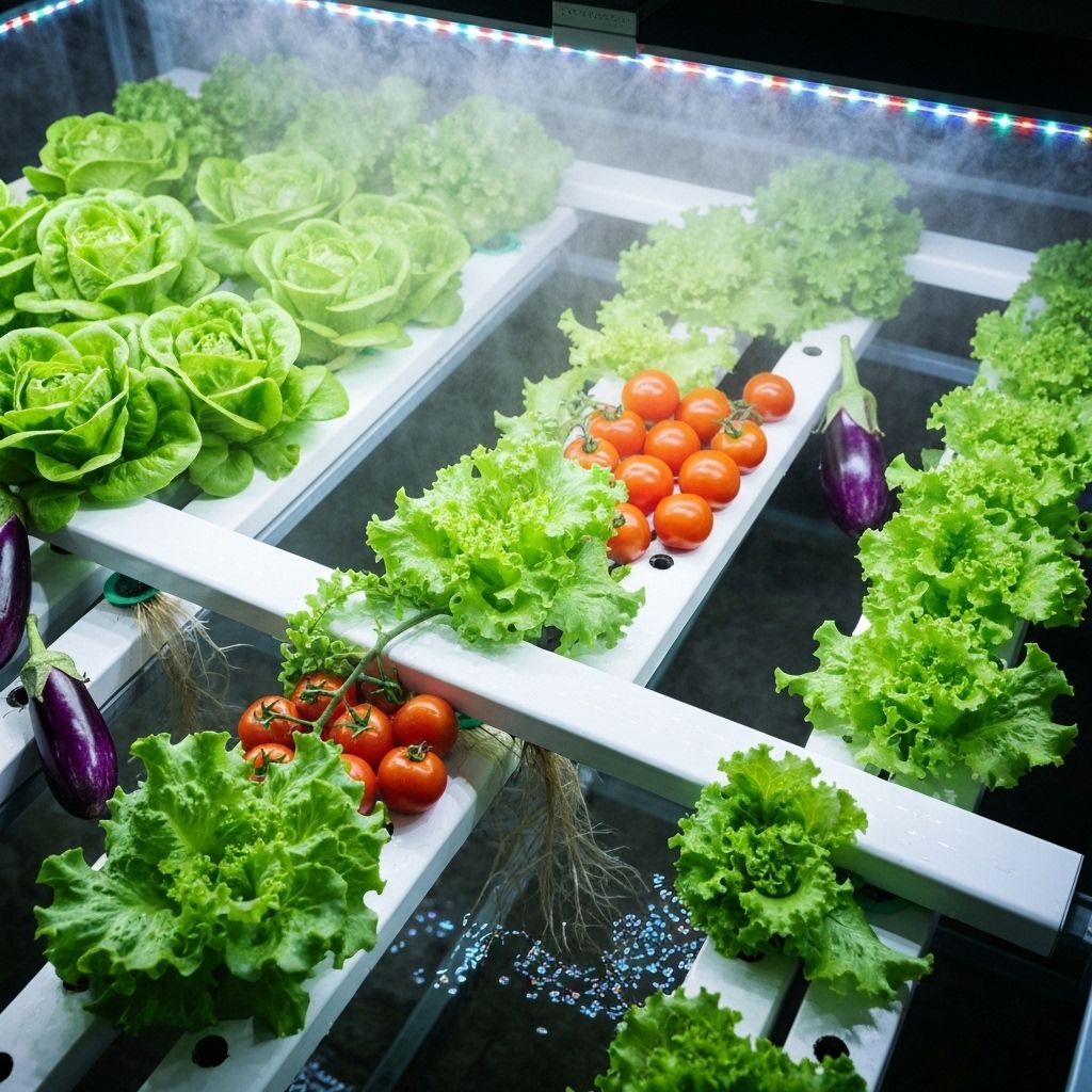 Fresh Vegetables Growing