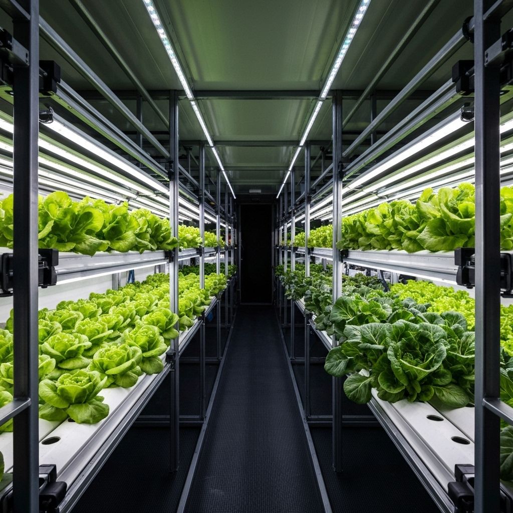 Hydroponic Farm Interior